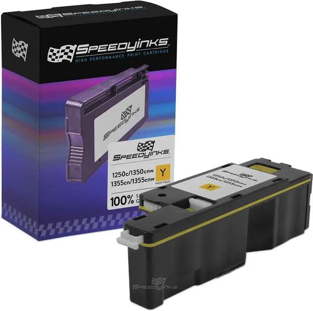 Main image of Speedy Inks Compatible Toner Cartridge Replacement for Dell 1250 | DG1TR (Yellow)