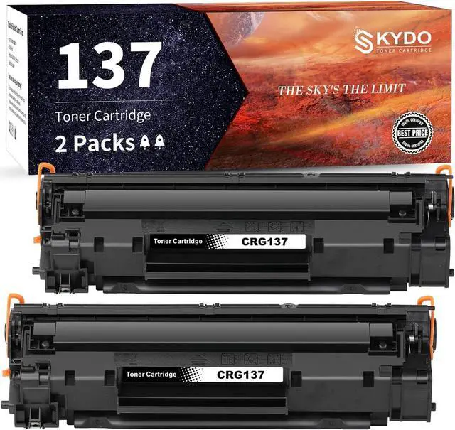 Victoner 2-Pack 137 Black Toner Cartridge – Replacement For Canon CRG137 – MF212W, MF229DW, MF216N, MF227DW