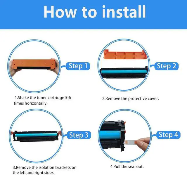 Alt view image 3 of 7 - Without Chip LCL Compatible for HP 414A 414X W2022A W2022X (1-Pack,Yellow) Toner Cartridge for HP Color Laserjet Pro MFP M479fdw M454dw M479dw M454dn M479 M454 M479fnw Printer