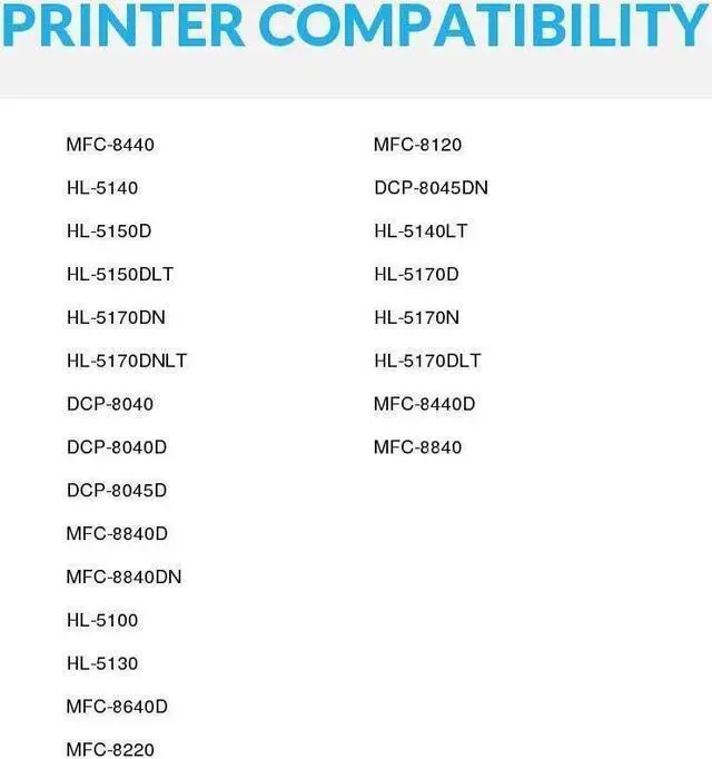 Alt view image 4 of 4 - Speedy Inks - Compatible With Brother TN570 High-Yield Black Laser Toner Cartridge for use in DCP-8040, DCP-8040D, DCP-8045D, DCP-8045DN,HL-5100, HL-5130, HL-5140, HL-5140LT, HL-5150D, HL-5150DLT, HL
