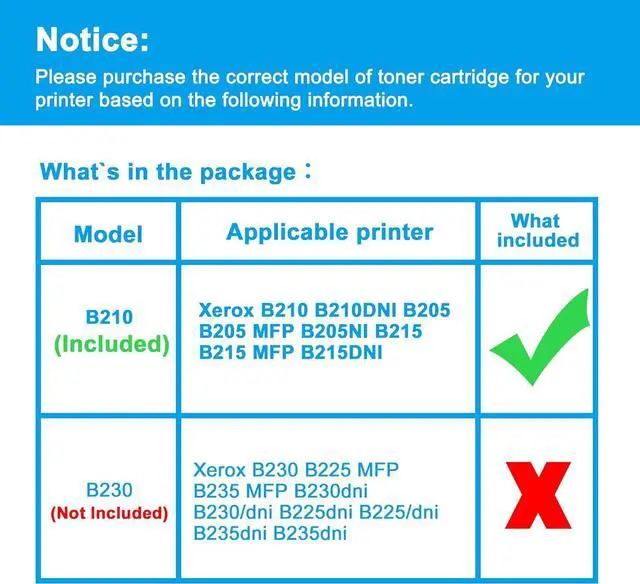 Alt view image 2 of 7 - Ennovor LCL Compatible Toner Cartridge Replacement for Xerox 106R04347 106R04346 B210 B205 B215 High-Yield for Xerox B205 B210 B215 B205NI B205MFP B210DNI B215DNI B215MFP Printer (2-Pack Black)