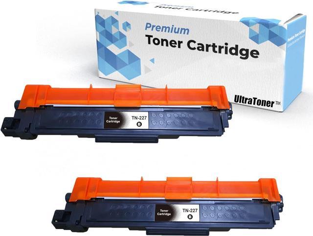 Ultra Toner® Compatible Replacement for Brother TN223 TN227 Toner Cartridge  TN-223 TN-227 BK/C/M/Y for Brother Printer HL-L3210CW HL-L3230CDW  HL-L3290CDW MFC-L3770CDW MFC-L3750CDW 3770CDW (2 Black) 