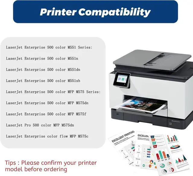 Alt view image 2 of 7 - Ennovor 507A Magenta CE403A Toner Cartridge,Replacement for HP 507 507X 507 A CE403X for Laserjet 500 Color m551 m551dn m551n m551xh m570dn m570dw m575c m575dn m575f
