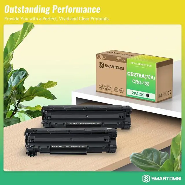 Alt view image 5 of 6 - Compatible 78A CRG-128 Toner Cartridge Replacement for HP CE278A Canon 128 for HP P1606dn P1600 M1536dnf Canon D530 D550 LBP6230dw LBP6200d MF4890dw MF4880dw MF4450 Printer, 2 Packs