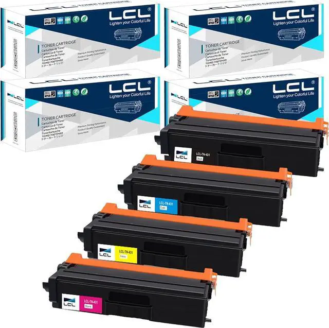 Main image of LCL Remanufactured for Brother TN-431 TN431 TN431BK TN431C TN431M TN431Y (4-Pack, Black Cyan Magenta Yellow) Toner Cartridge for Brother DCP-L8410CDW MFC-L8690CDW MFC-L8610CDW MFC-L8900CDW HL-L8360CD