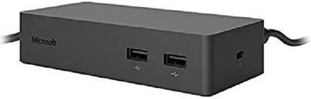 Alt view image 4 of 13 - Microsoft Surface Dock (PD9-00003) in Black with Surface Connect Cable for Surface Go, Surface Laptop, Surface Laptop 2, Surface Pro, Surface Pro 3, Surface Pro 4, Surface Pro 6, Surface Book, and