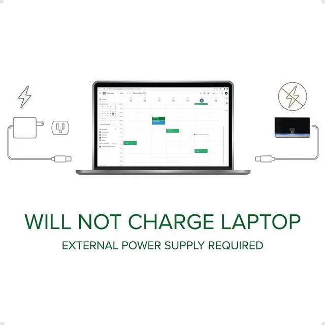 Alt view image 5 of 7 - Plugable USB C Docking Station (HDMI, Ethernet, 3X USB Ports, No Driver Required)