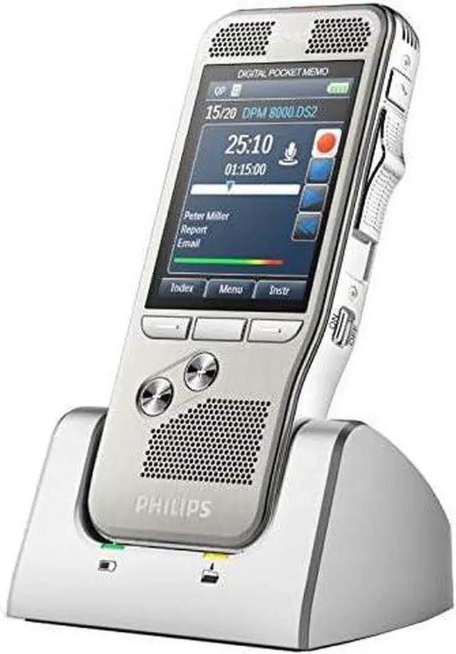 Alt view image 4 of 7 - Philips PSPACC812000 Pocket Memo Docking Station-Charging Capability