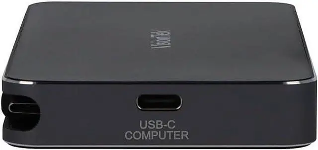 Alt view image 6 of 7 - VisionTek VT400 Dual Display USB-C Docking Station with Power Passthrough - HDMI, DP Port - 901469