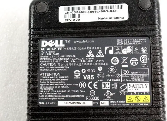 Alt view image 7 of 7 - Dell 0CY640 E-series Docking Station Port Dock PR02X P476F T342F