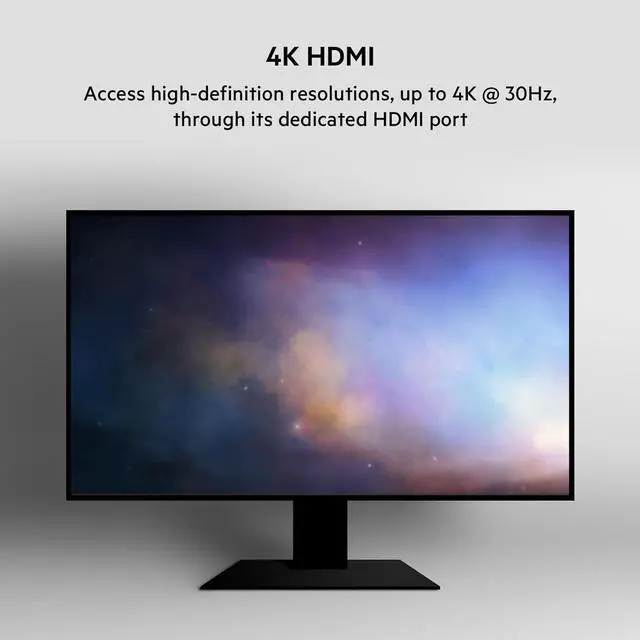 Alt view image 2 of 7 - Belkin USB-C Hub, 5-in-1 MultiPort Docking Station - USB-C Docking Station for MacBook & Windows w/ 4K HDMI 1.4, 2X USB-A 3.1, SD 3.0, & Micro SD 3.0, & 5Gbps Data Transfer for Home, Office, & Travel