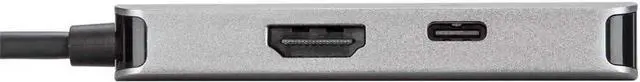 Alt view image 6 of 7 - Targus USB-C Single 4K HDMI Video Multi-Port Adapter w/100W Pass-Thru, Gray (ACA948CA)
