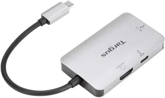Alt view image 3 of 7 - Targus USB-C Single 4K HDMI Video Multi-Port Adapter w/100W Pass-Thru, Gray (ACA948CA)