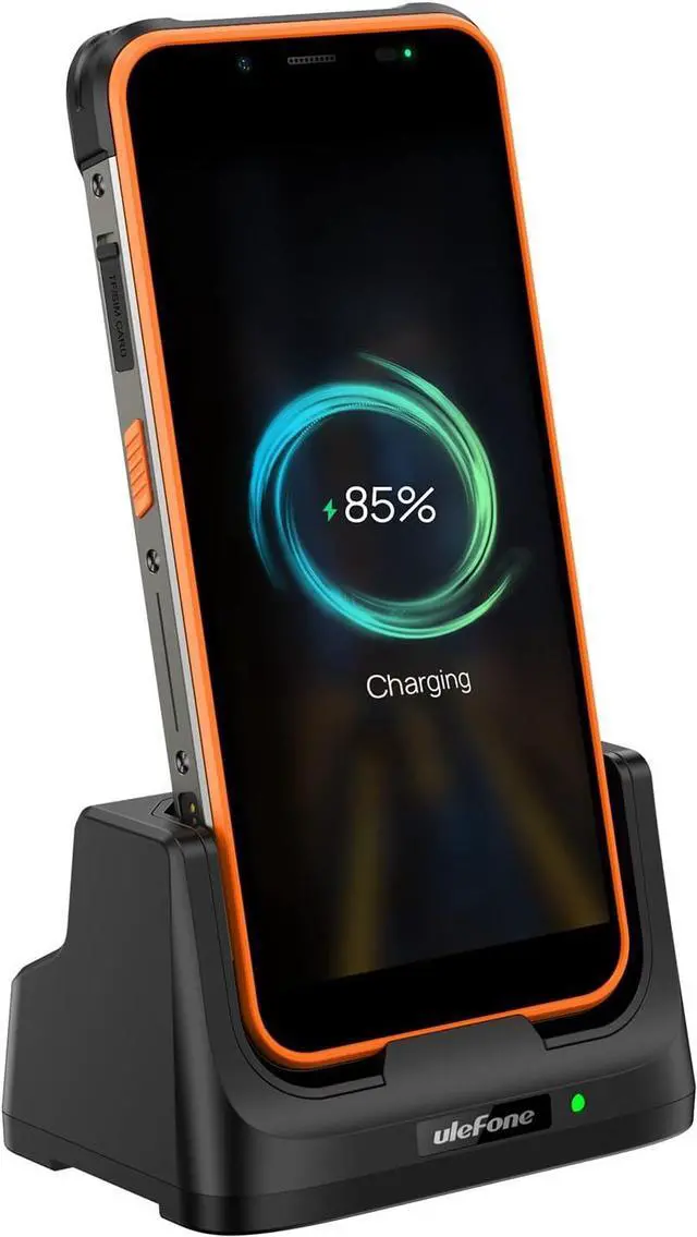 Alt view image 4 of 5 - Ulefone Wireless Charger for Ulefone Armor 21/ Power Armor 16 Pro, Desk Charging Dock, Dual Output Charging, 2-in-1 Charger Stand