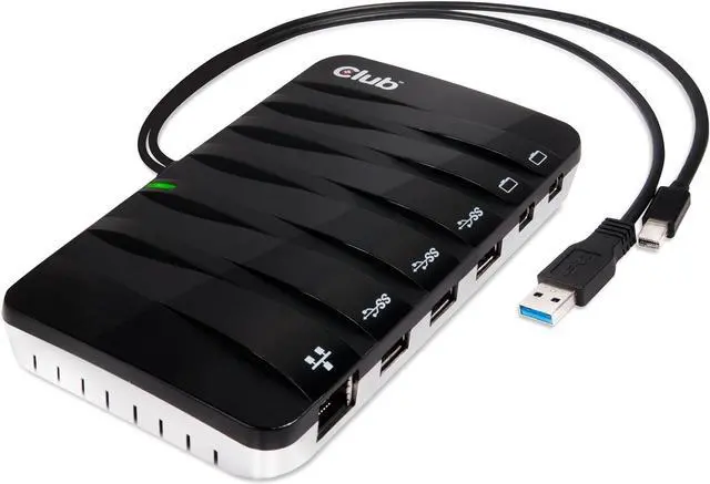 Main image of Club 3D CSV-3203 USB & mDP Docking Station, Black