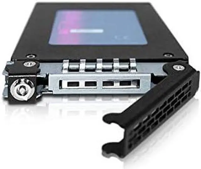 Alt view image 3 of 5 - ICY DOCK ToughArmor MB411 MB992 MB996 Series Drive Tray with Metal Lock | EZ-Slide Micro Tray MB996TK-B