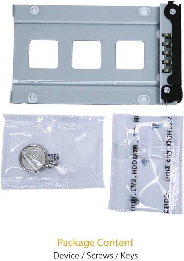 Alt view image 5 of 5 - ICY DOCK ToughArmor MB411 MB992 MB996 Series Drive Tray with Metal Lock | EZ-Slide Micro Tray MB996TK-B