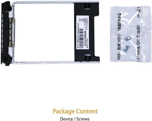 Alt view image 4 of 4 - ICY DOCK ToughArmor MB993SK-B / MB411SPO-2B Drive Tray | EZ-Slide Slim MB993TP-B