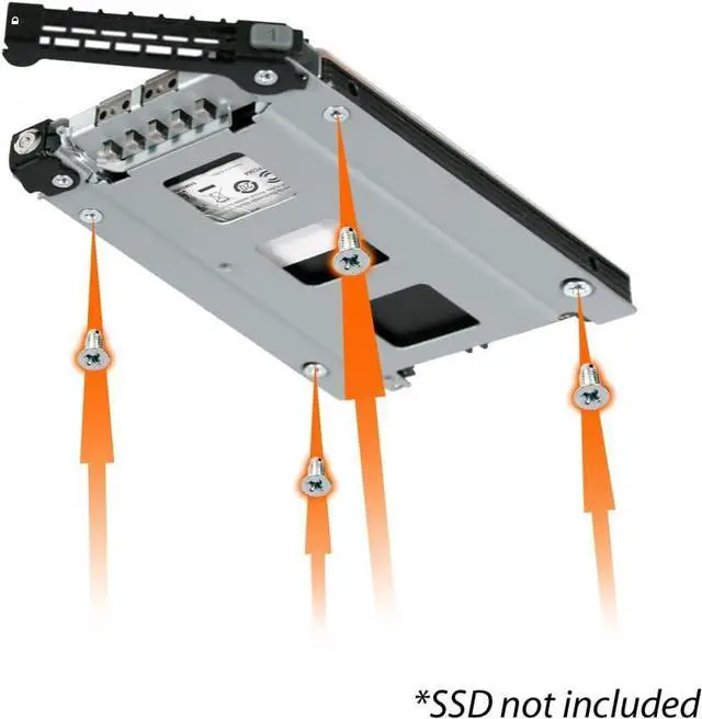 Alt view image 4 of 5 - ICY DOCK ToughArmor MB998 Series Drive Tray | EZ-Slide Nano Tray MB998TP-B