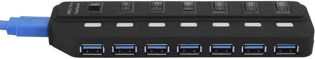 Alt view image 2 of 7 - USB Splitter, Docking Station Hub, USB Hub, 7-in-1 for Computer USB Equipment