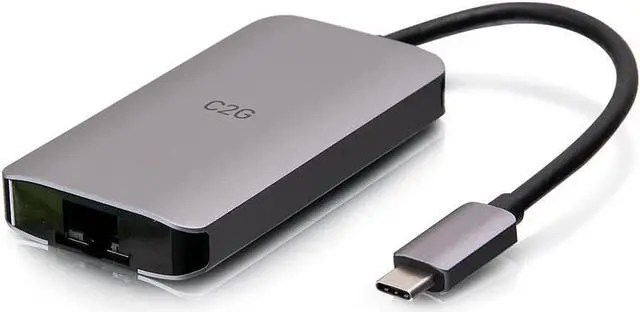 Main image of C2G USB-C Mini Dock with HDMI, USB-A, Ethernet, and USB-C Power Delivery up to 100W - 4K 30Hz
