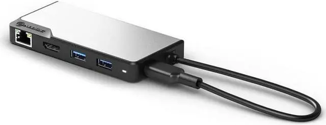 Alt view image 2 of 3 - ALOGIC USB-C Fusion Alpha 5-in-1 Hub V2-2 x USB-A 3.1 Gen 1, 1 x USB-C 3.1 Gen 1 & 100WPD, 1 x HDMI 4K@60Hz, and 1 x Gigabit Ethernet