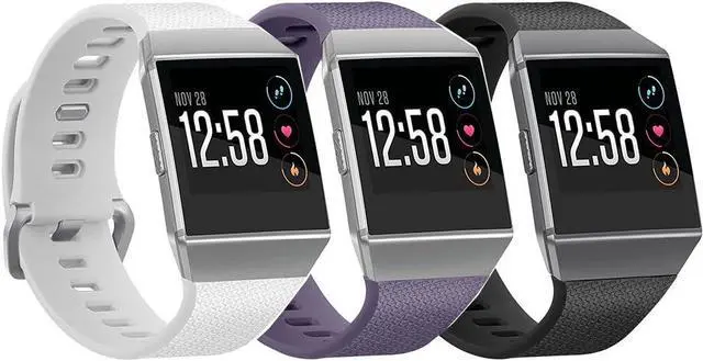 Main image of aczer-Y Fitbit Ionic Sport Band Accessories Watchbands, 15 Color Classic Replacement TPU Watch Band with Buckle for Fitbit Ionic Smartwatch Large Smal