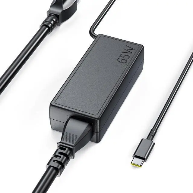 Main image of 65W 45W USB-C Laptop Charger for Lenovo ThinkPad T480 T490 T480s T580s E480 E580 Chromebook C330 S340 730S Yoga C940 C930 for Acer Spin Swift for HP for Dell Latitude XPS Adapter Type C Power Supply