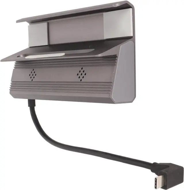 Alt view image 6 of 7 - 6 in 1 USB C Docking Station for Steam Deck, 4K at 60Hz Output, 100W Fast Charging, Gigabit Ethernet, 3X USB3.0 Ports, Aluminum Alloy Gray