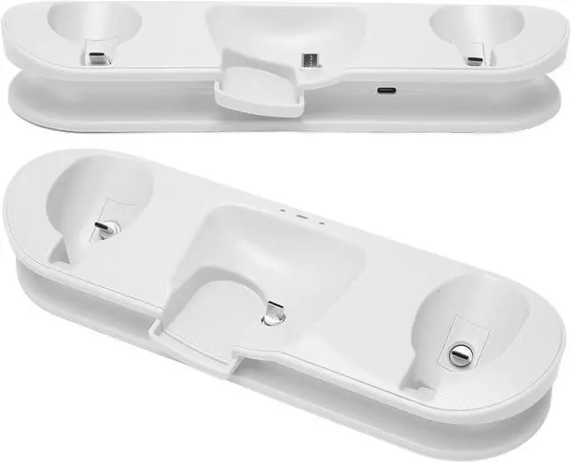 Alt view image 4 of 7 - Charging Dock for Meta Oculus Quest 2, VR Charging Station for Oculus Quest 2, Magnetic Fast Charger Docking Station for VR Headset, 2 * 1800mAh Battery