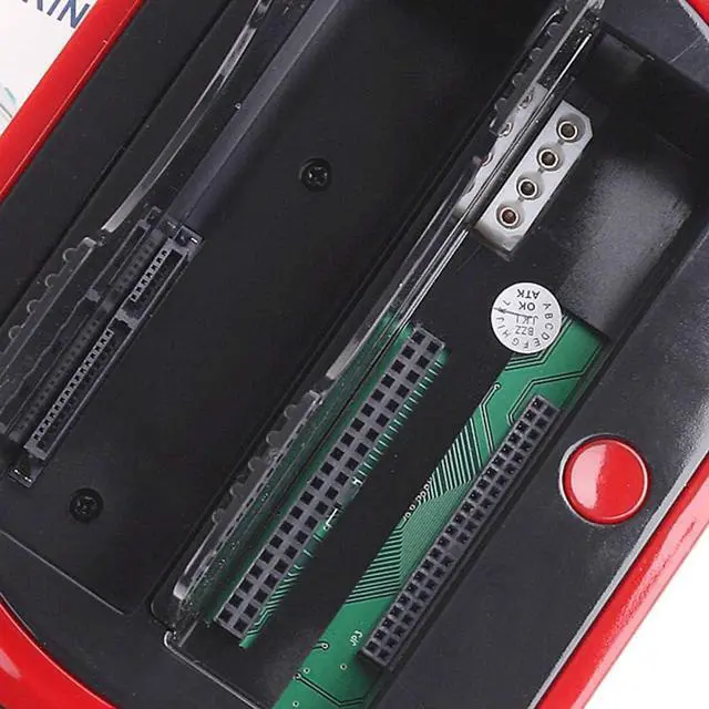 Alt view image 4 of 6 - Multifunctional Hard Disk Base 2.5/3.5 inch IDE/SATA Mobile Hard Disk Base Dual-Bay HDD Docking Station US Plug