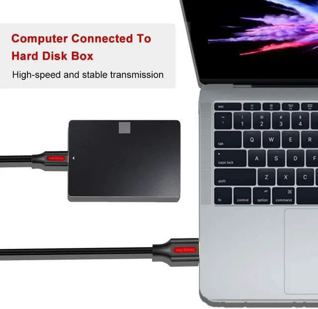 Alt view image 7 of 7 - Yeung Qee USB 3.0 Cable A Male to B Male 15 ft,Superspeed USB 3.0 Type A to B Male Cable Compatible with Printers,Docking Station,External Hard Drivers,Scanner,USB Hub and More Devices (15FT/5M)