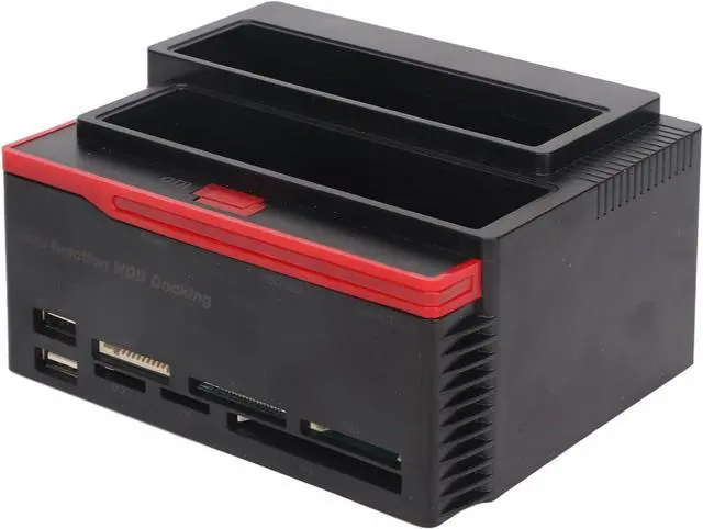 Main image of Hard Drive Enclosure, 480 Mbps 12 TB USB 2.0 Builtin Card Reader HDD Docking Station for 3.5-in. (US Plug)