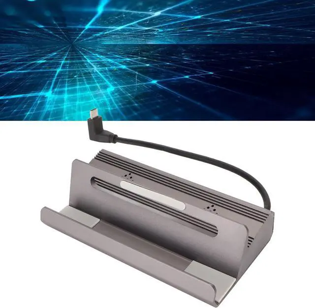 Alt view image 3 of 7 - Game Console Docking Station RJ45 6 in 1 Plug and Play 4K 60Hz Fast Charge USB C Docking Station for Mobile Phones