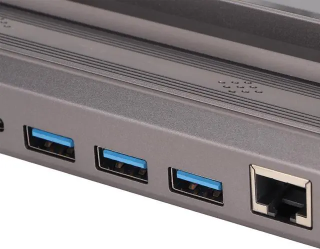 Alt view image 7 of 7 - Game Console Docking Station RJ45 6 in 1 Plug and Play 4K 60Hz Fast Charge USB C Docking Station for Mobile Phones