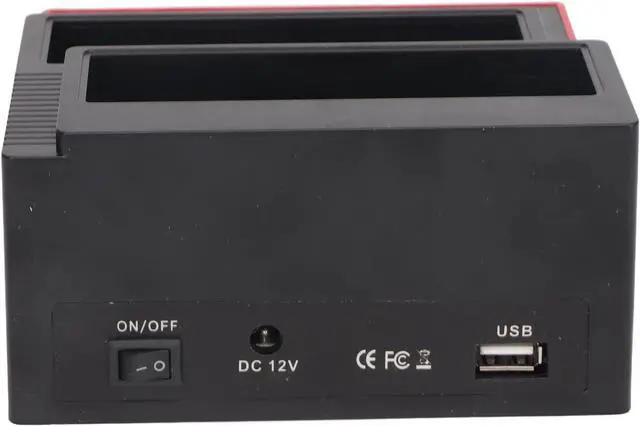 Alt view image 2 of 7 - Hard Drive Enclosure, HDD Docking Station Inbuilt Card Reader USB2.0 480Mbps OTB Function for 3.5in (US Plug)