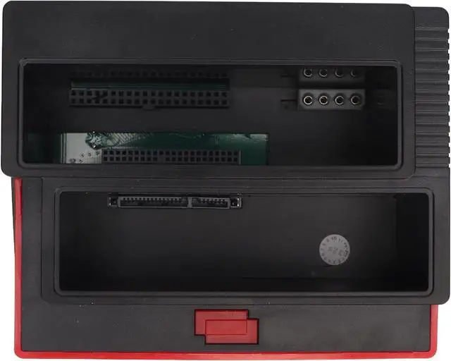 Alt view image 7 of 7 - Hard Drive Enclosure, HDD Docking Station Inbuilt Card Reader USB2.0 480Mbps OTB Function for 3.5in (US Plug)