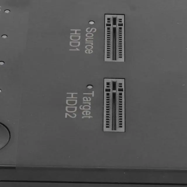 Alt view image 6 of 7 - M.2 Duplicator, 2 Bay M.2 SATA Docking Station, Type C to SATA SSD External Hard Drive Enclosure for B and M Key, Support 1Gbps High Speed Offline Clone