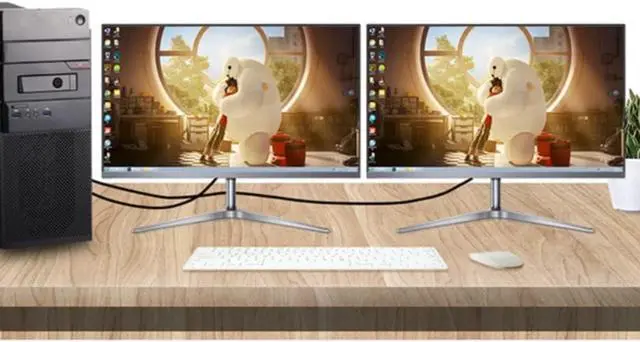 Alt view image 6 of 7 - suckoo DVI-I to DVI-D VGA Video Cable Splitter 1 into 2 Out Computer Host Laptop Graphics Card DVI24+5 External 2 Port DVI24+1 VGA Monitor TV Projector Converter Docking Station 1920x1080P Black