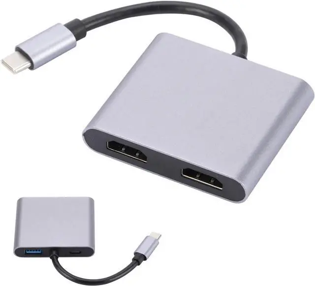 Main image of USB C Docking Station | HD Dongle USB C Adapter Hub,4-in-1/2-in-1 Type C Dock Station for Laptops, Type C Devices, Computer Accessories Aezon