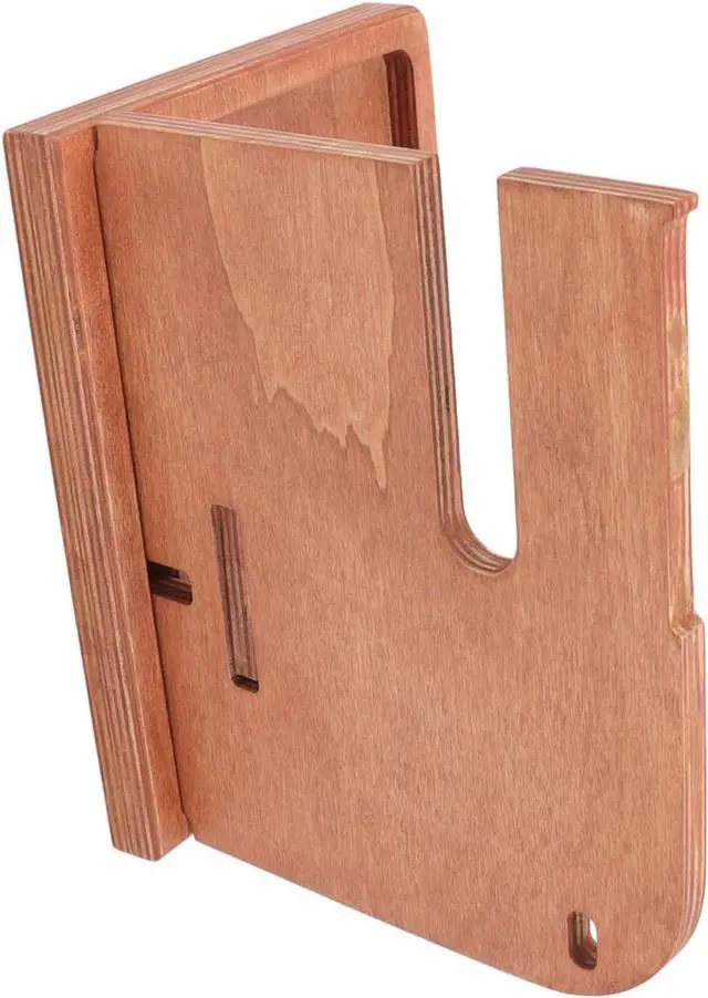 Alt view image 2 of 7 - Ozgkee Wooden Phone Docking Station, Transparent Texture, Multifunctional Wallet, Key Glasses Organiser, Wooden Phone Holder (Light Colour)