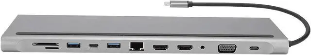 Alt view image 3 of 7 - Stable Easy to Use Fine Workmanship Docking Station USB Hub High Efficiency Long Service Life Durable Sturdy for Typec notebooks