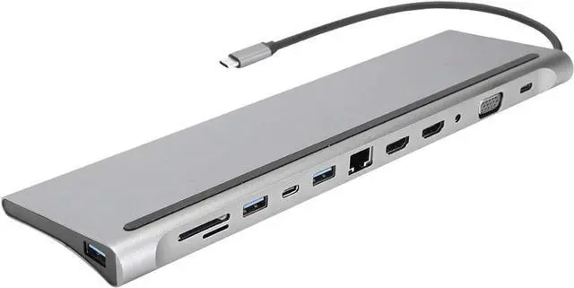 Main image of Stable Easy to Use Fine Workmanship Docking Station USB Hub High Efficiency Long Service Life Durable Sturdy for Typec notebooks