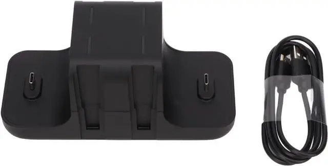 Alt view image 7 of 7 - 6 in 1 Docking Station for Switch, Portable Charger Stand with LED Charging Indicator for 4 Joy Grips and 2 Switch Pro Grips