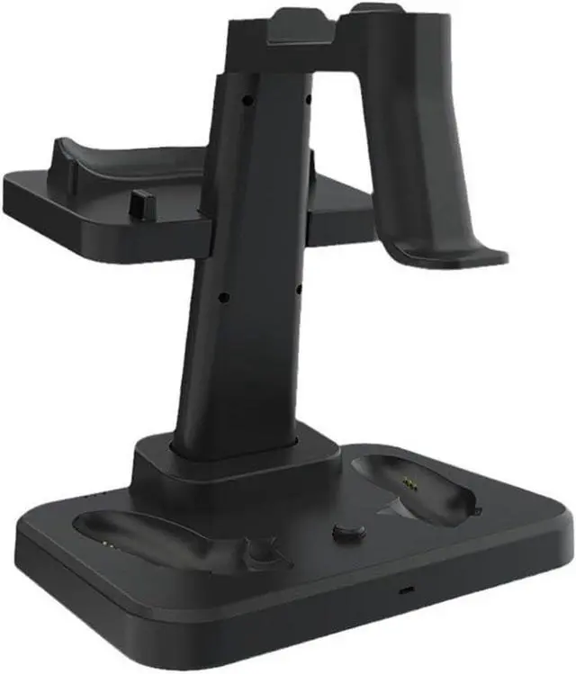 Alt view image 7 of 7 - Charging Station for Meta Quest 3, VR Charging Station for Oculus Quest 3,Charging Station Controller Charging Station VR Display Stand with LED Indicator Charging Cable Compatible for Meta Quest 3