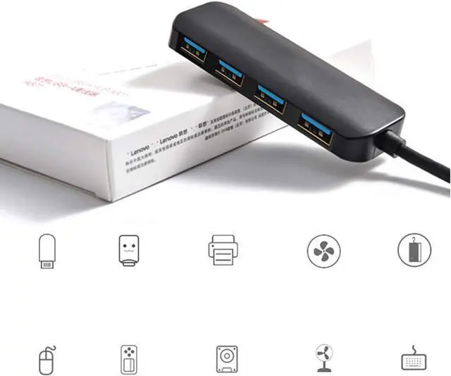 Alt view image 3 of 5 - 4-Port USB 3.0 Hub Extender, Type-c Notebook Desktop Computer Docking Station for MacBook, Mac Pro, Mac Mini, iMac, Surface Pro