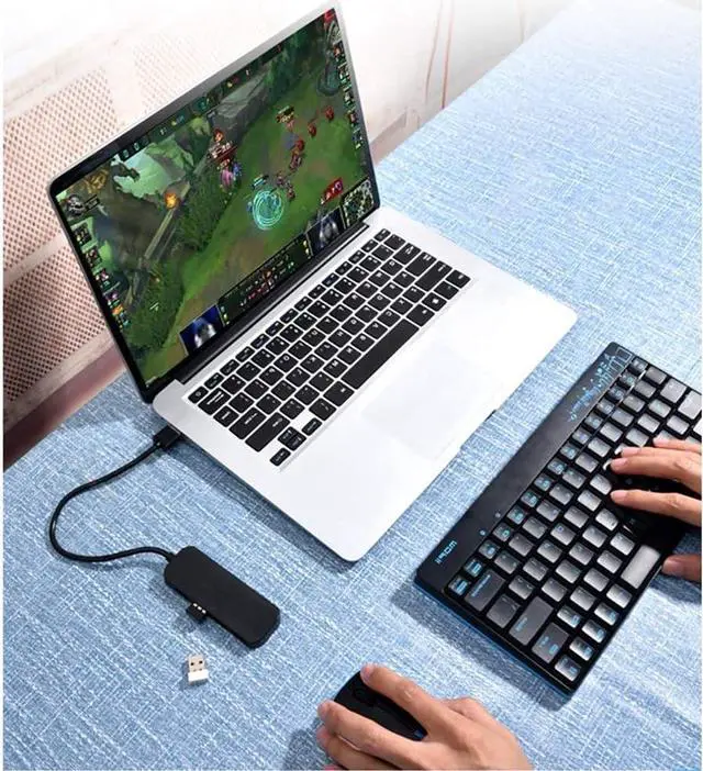 Alt view image 4 of 5 - 4-Port USB 3.0 Hub Extender, Type-c Notebook Desktop Computer Docking Station for MacBook, Mac Pro, Mac Mini, iMac, Surface Pro