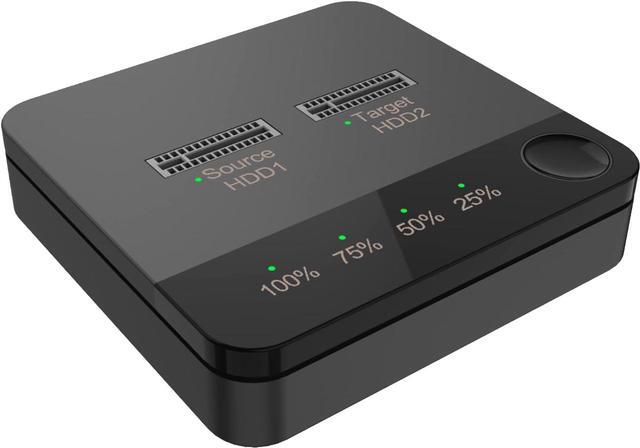 Main image of GZSHUNLI .2 SATA Docking Station Type C to SATA SSD External Hard Drive Enclosure,Support Offline Clone Duplicator
