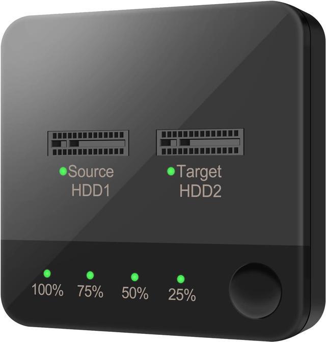 Alt view image 6 of 7 - GZSHUNLI .2 SATA Docking Station Type C to SATA SSD External Hard Drive Enclosure,Support Offline Clone Duplicator