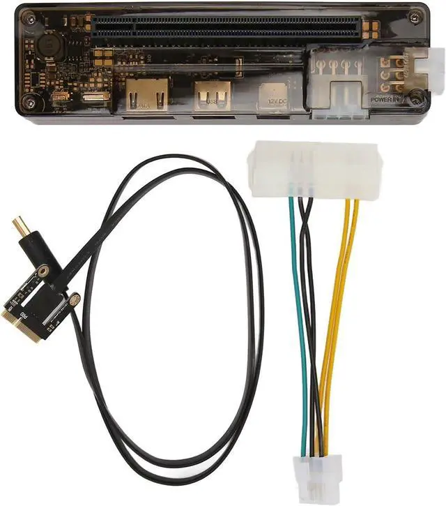 Main image of Laptop External Independent Video Card Dock, Mini PCIE External Graphics Card Dock with 6Pin 8Pin Connector, Mini PCIE Interface Cable (Mini PCI-E)
